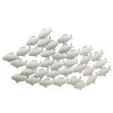 Boltze boligvægdekoration fiskemetal 97x53cm