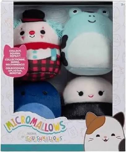 Squishmallows micromallows originalt krammetøj (4 stk) 6 cm
