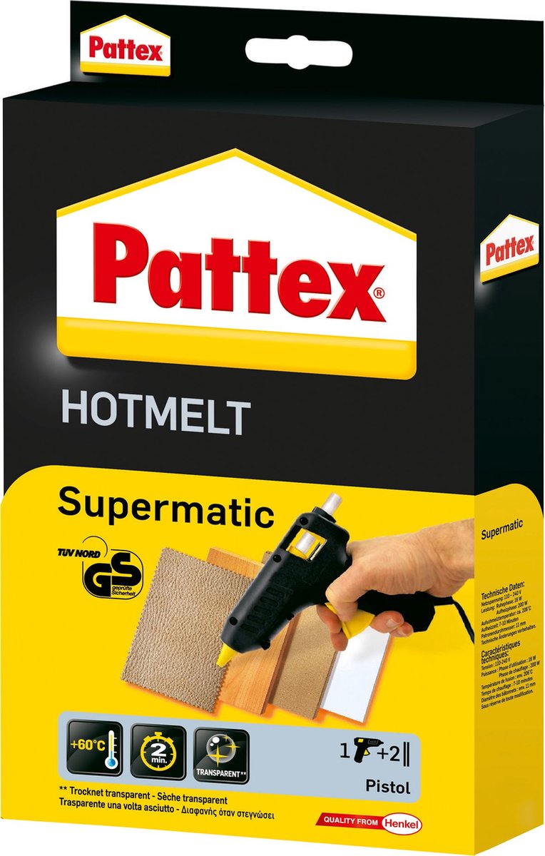 Pattex limpistol 11 mm 45 w 1 sæt(er)