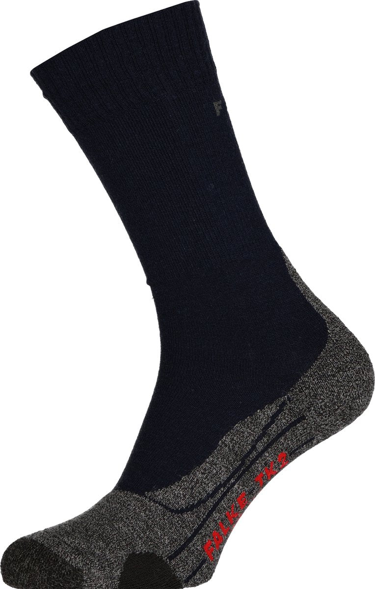 Falke tk2 anti-blister tykt uld funktionsmateriale gåstrømper herre blå - str. 44-45