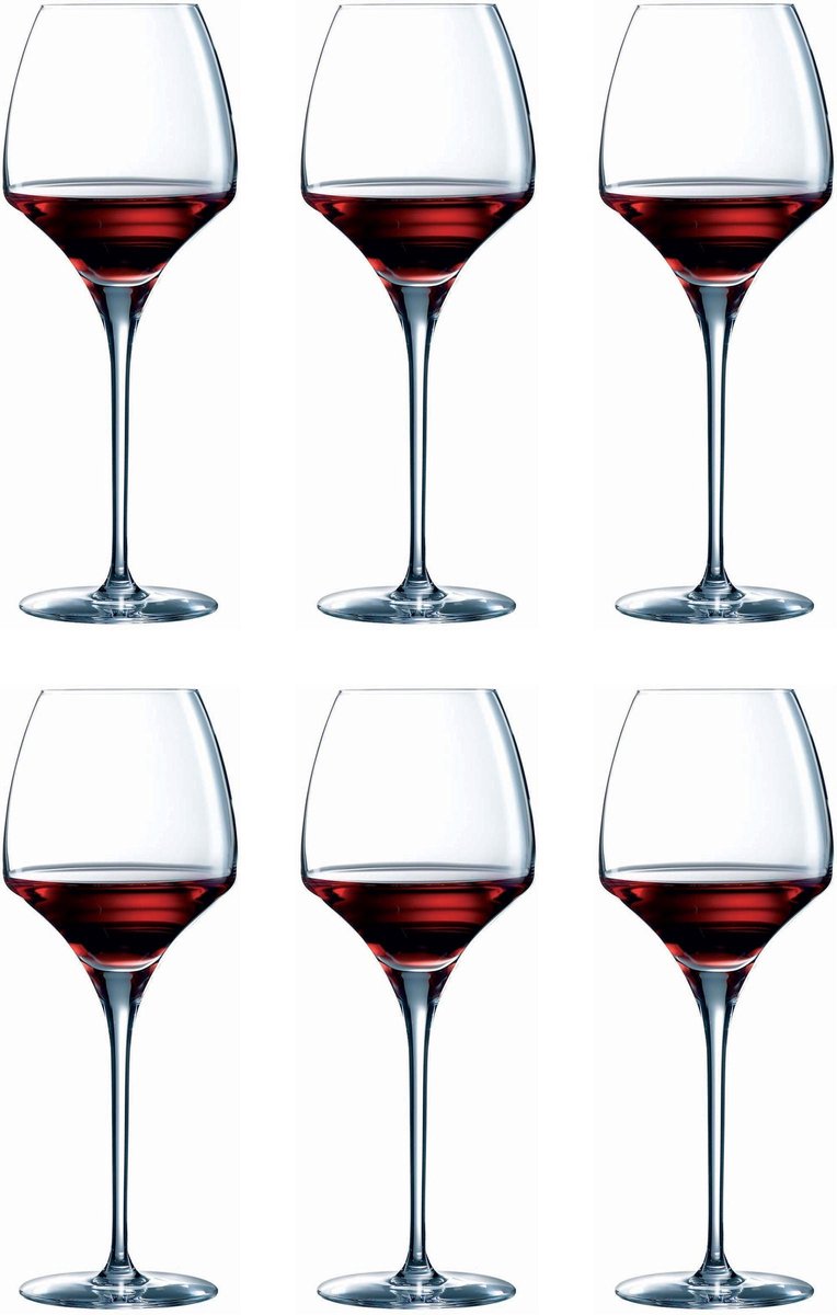 Kokkesommelier åbner vinglas - rundt - 400 ml - klart - sæt-6