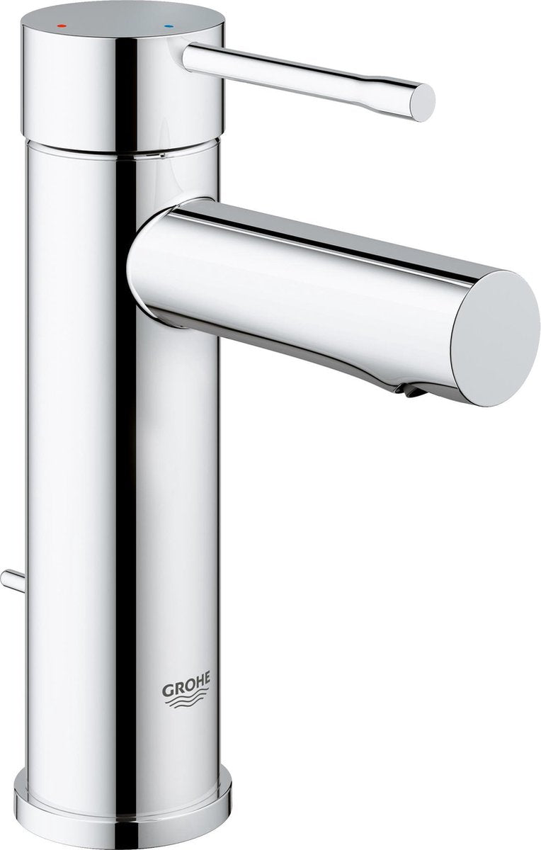 Grohe essence ny håndvaskhane - lav tud - med pop-up affald - krom - vandbesparende