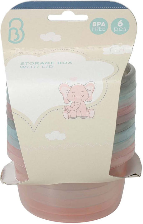 Baby opbevaringsboks, 6 stk.