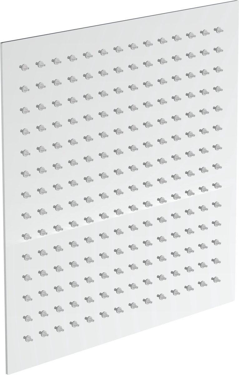 Schütte sumba hovedbruser - firkantet brusehoved - super fladt - ø 30 x 30 cm - 1 2 - tilslutning - krom