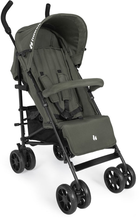 Hauck fold n care - letvægts buggy med hætte til rejsen - oliven