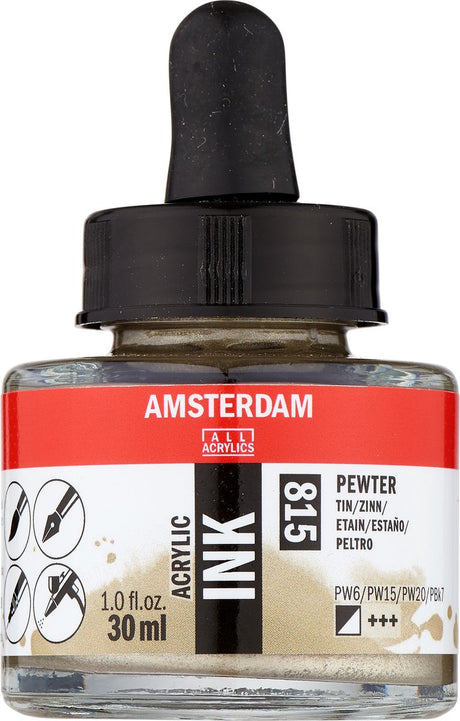 Amsterdam acrylic inkt fles 30 ml tin 815