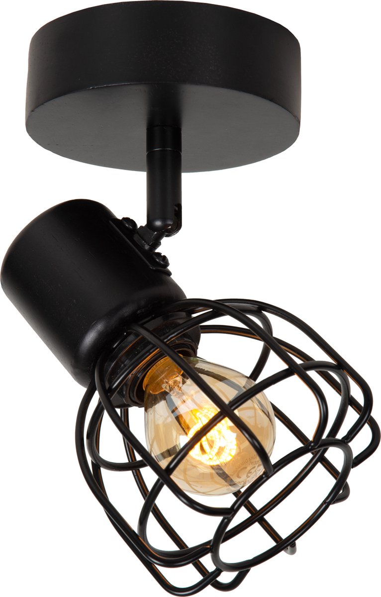 Lucide filox - loftspot (loftslampe) - ø 10 cm - 1xe14 - sort