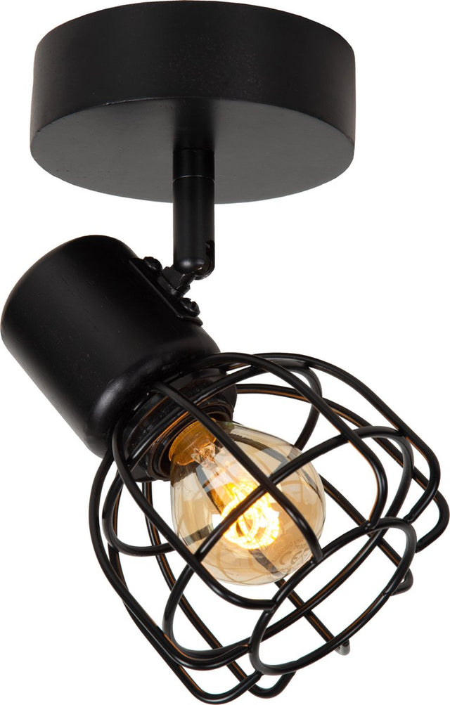 Lucide filox - loftspot (loftslampe) - ø 10 cm - 1xe14 - sort