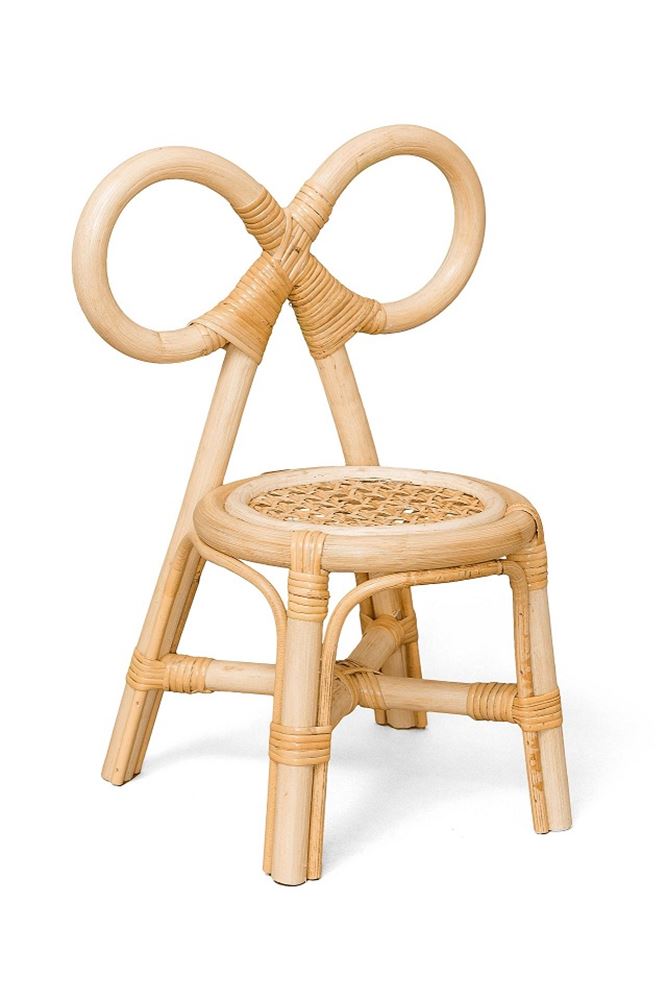 Poppie rattan dukkestol. 2+