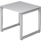 Bach skrivebordshammer vrs08 5 melamin 80x80cm grå