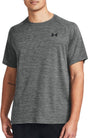 Under armour ua tech texturood ss heren sportshirt - grijs - zwart xxl