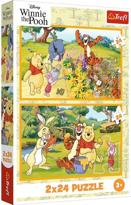 Trefl puslespil disney plys - 2x24 brikker - haveeventyr.