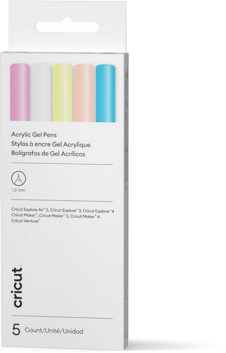 Cricut™ akryl gel penne – 1,0 mm (5 pakke)