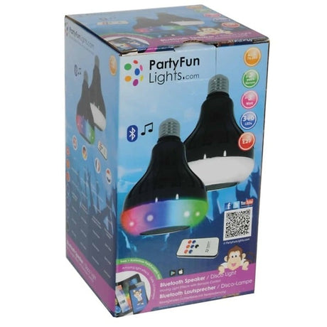 Kotronic party fun lights disco lampe med Bluetooth højttaler