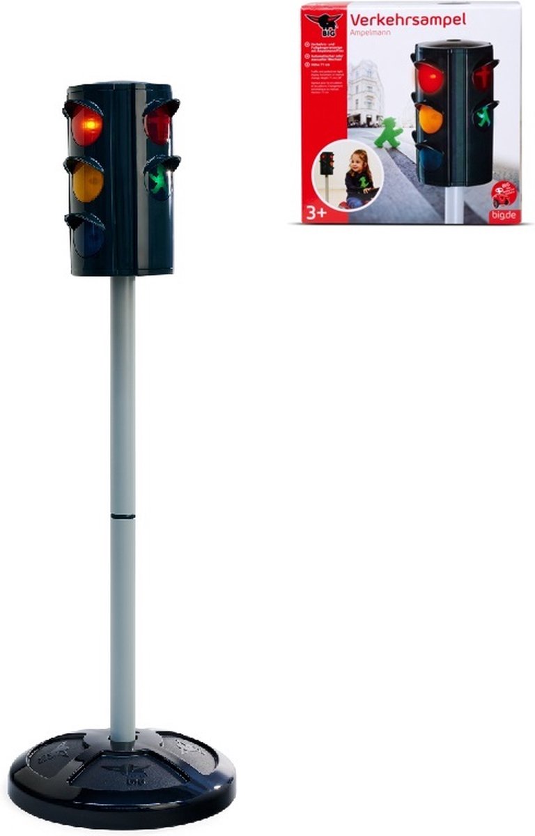 Stort - lyskryds - trafik- og fodgængerdisplay - fra 3 år