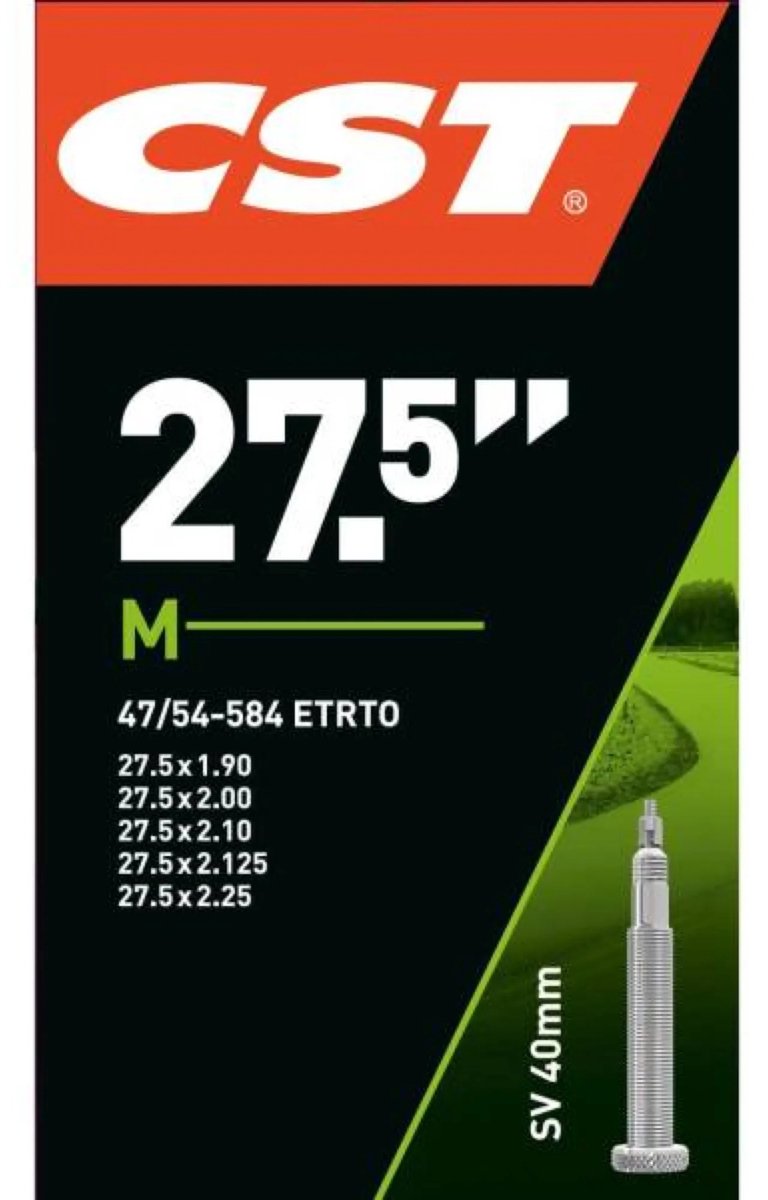 CST Inner Tube 27.5x1.75-2.10 ETRO 47 54-584, Ventil: Fransk 40 mm