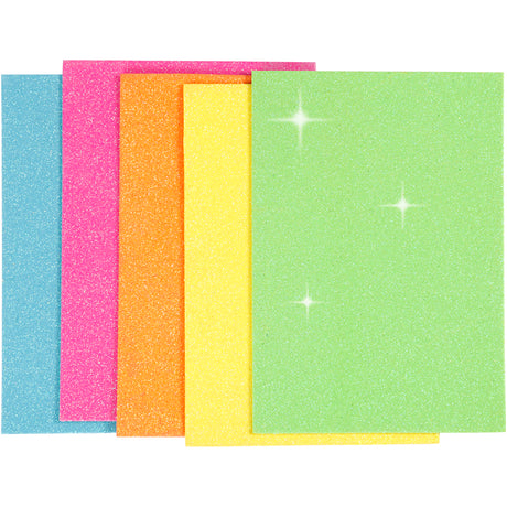 Creativ firma skumplader, a5, ark 150x210 mm, tykkelse 2 mm, forskellige farver, 5 ark 1 æske