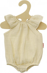 Heless dukkekrop gul med flæser, 28-35 cm