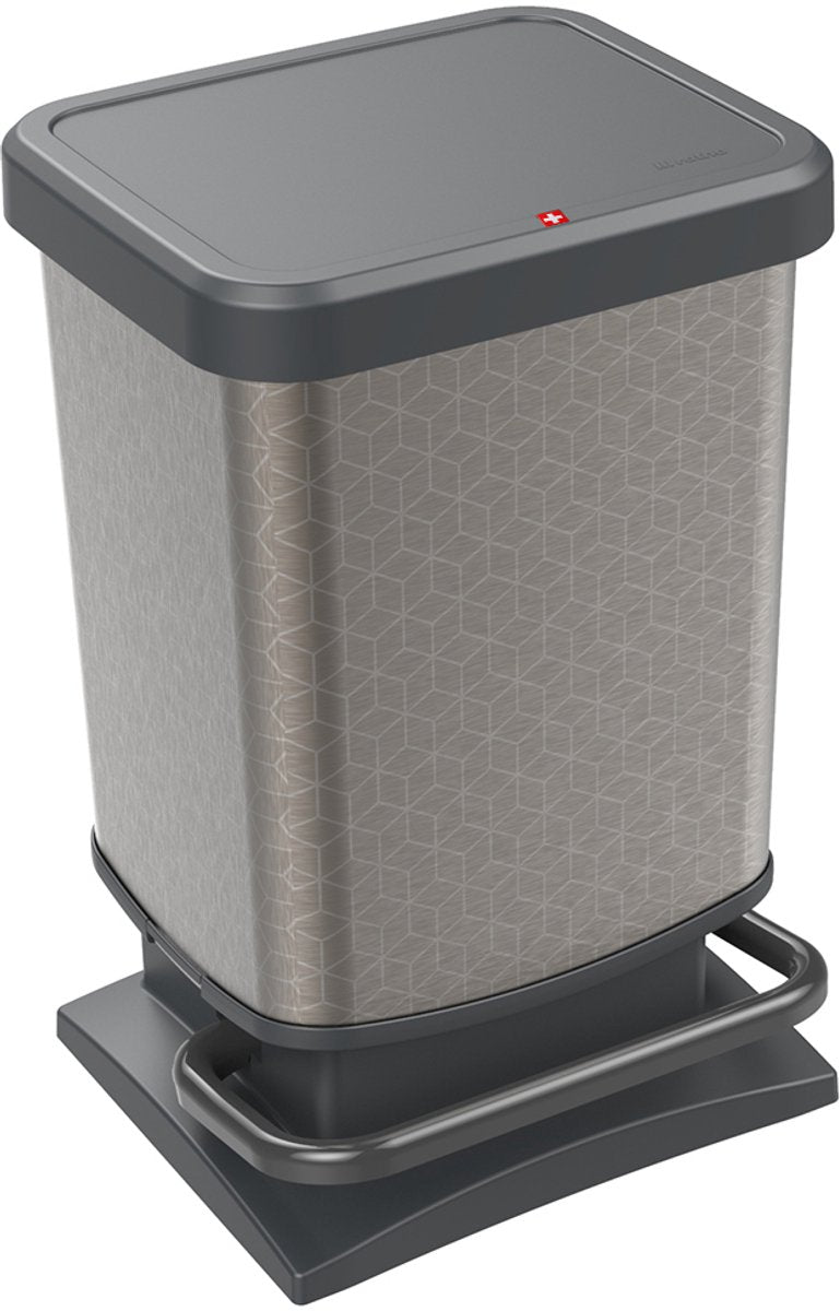 Rotho paso pedalspand - affaldsspand 20l - bpa fri - grå