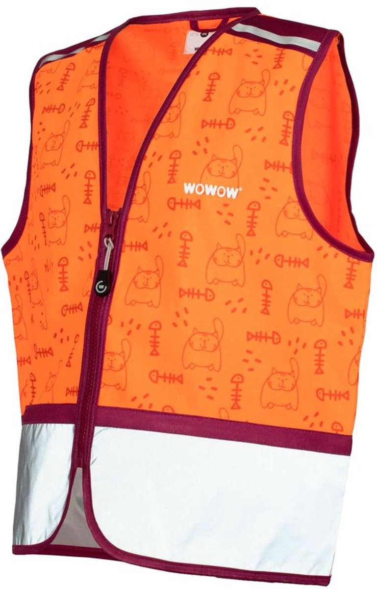 Wowow børnevest zippy orange s