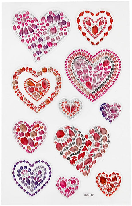 Creativ virksomhed https: www.cchobby.nl diamond-stickers-harten-vel-10x16-cm-1-vel