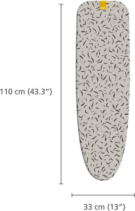 Joseph joseph glide kompakt strygebrætbetræk – 110 x 33 cm – 100 % bomuld – med snøre – ecru