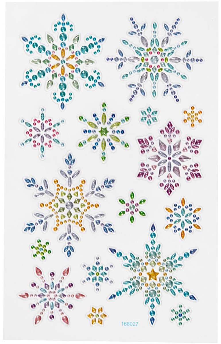 Creativ Company Diamant Stickers iskrystaller, 1 ark