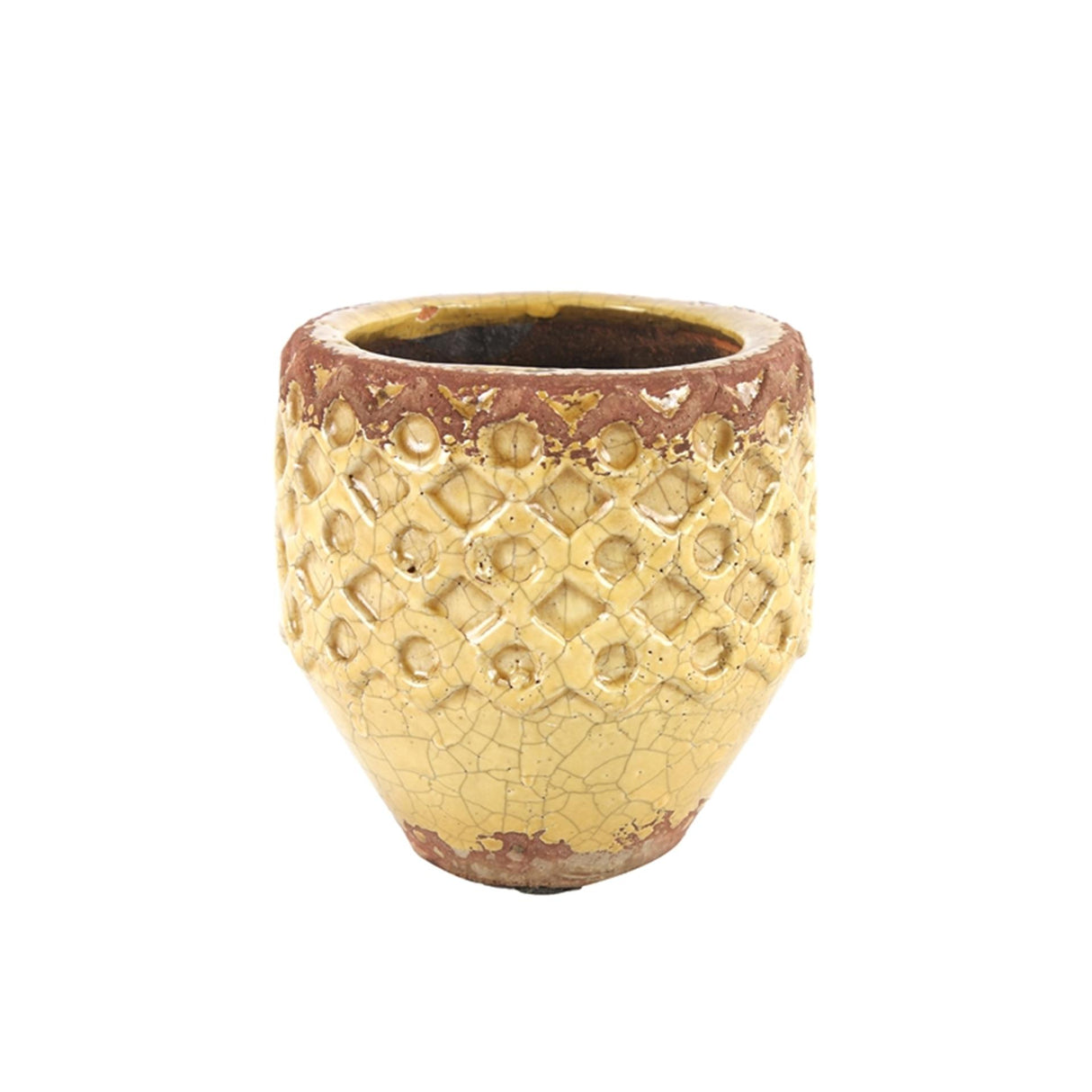 Countryfield urtepotte rosana m ã˜13x13cm gul
