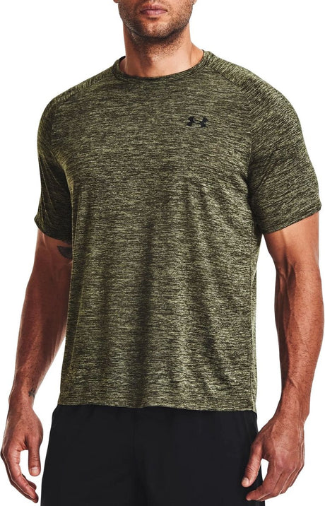 Under armour ua tech 2.0 ss tee-grn herre sportstrøje - marineblå eller grøn - sort