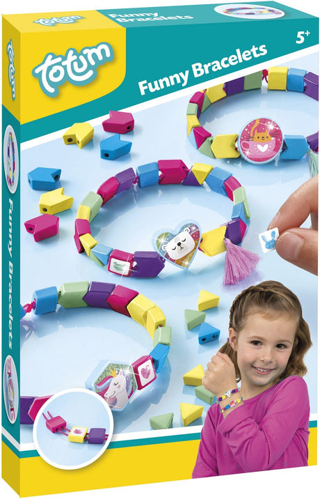 Totum 3 vrolijke armbandjes maken - funny bracelets - knutselen creatief speelgoed junior meisjes vanaf 5 jaar cadeau tip