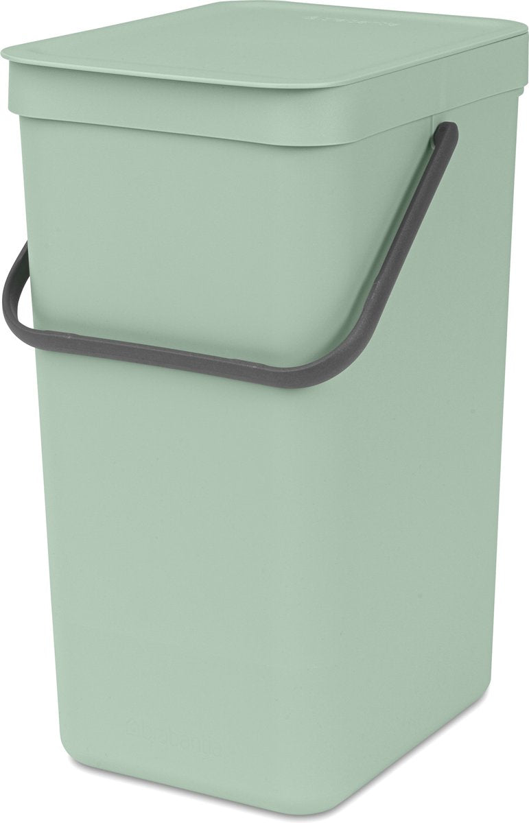 Brabantia sort go affaldsspand - 16 liter - jadegrøn
