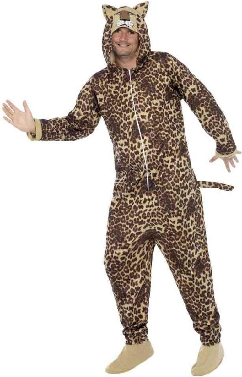 Smiffys leopard onesie - str. m