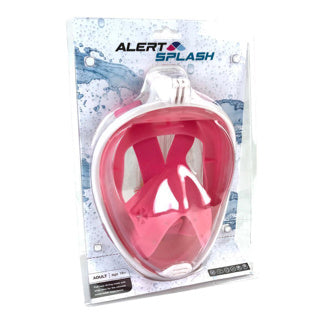 Alert splash snorkel maske s m pink