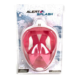 Alert splash snorkel maske l xl pink