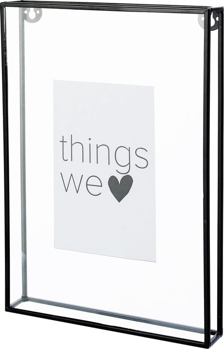 Vtwonen - basic - fotolijst - zwart - metaal - 20x28x3,5cm