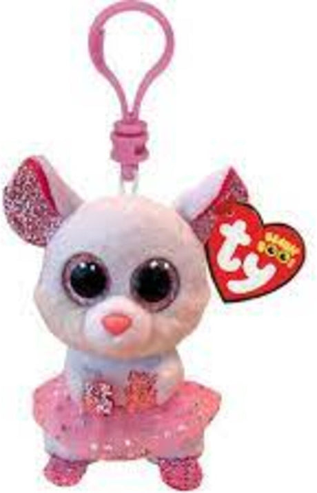 Ty beanie boo's clip nina mus, 7 cm