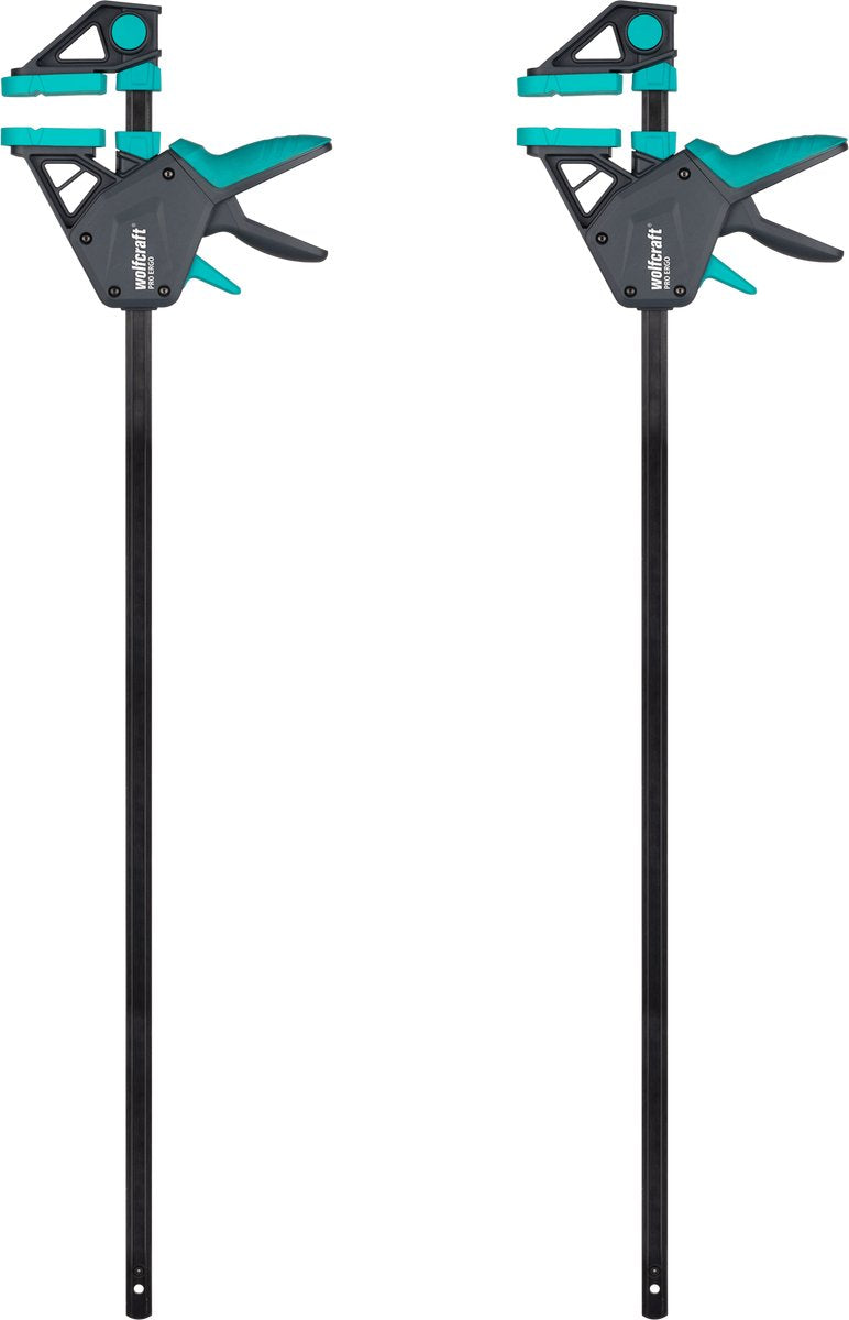 Wolfcraft - 2 limklemmer pro ergo - 700 mm - 8677060