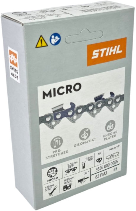 Pic stihl tilbehør savkæde | 3 8 p co micro 3 (pm3), 1,3 mm, 40 cm - 36360000055