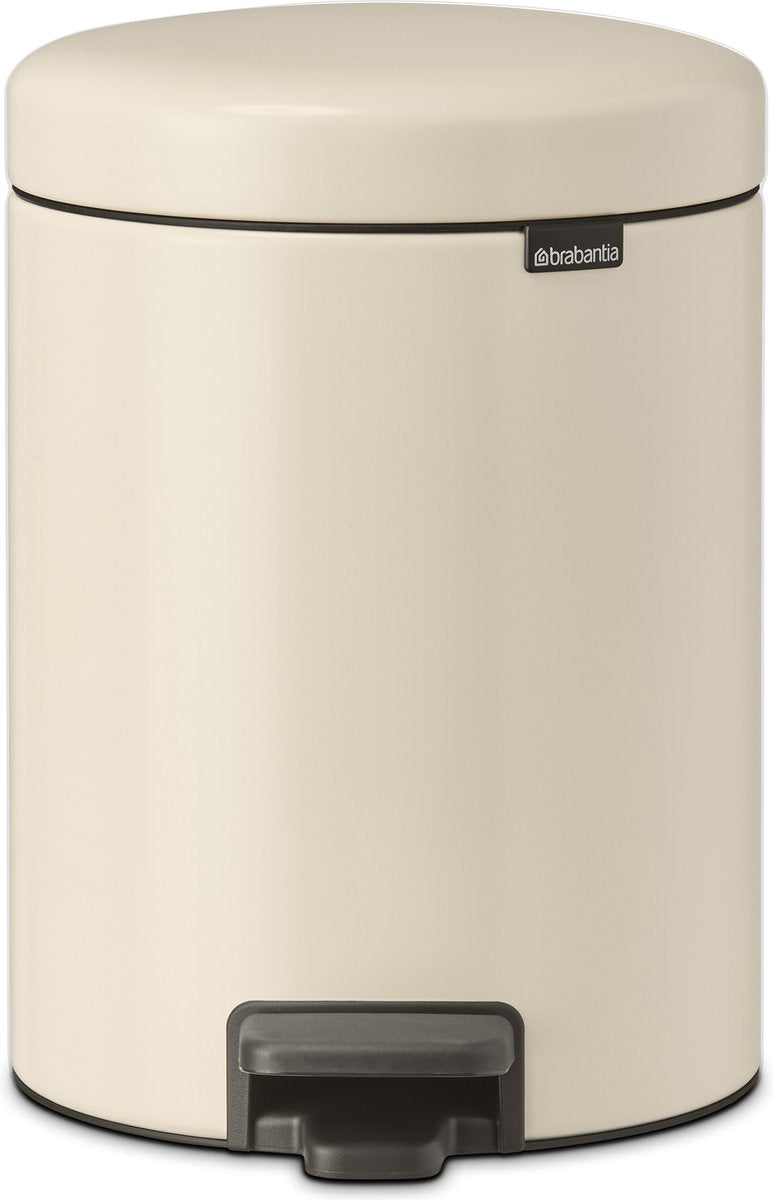 Brabantia newicon affaldsspand - 5 liter - badeværelse - blød beige