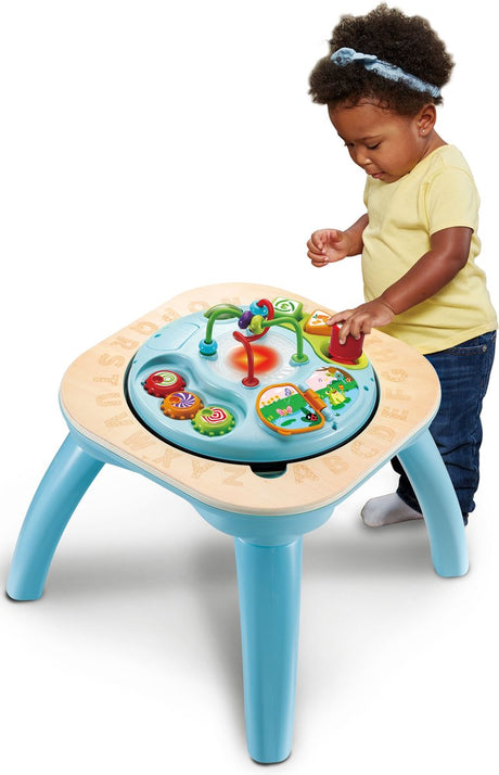 Vtech turn learning legebord - montessori legetøj - pædagogisk interaktiv - aktivitetsbord - børnebord med tal, bogstaver og mere - fra 9 måneder