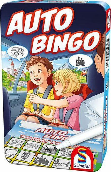 Schmidt ® - bilbingo - rejsespil - søgespil efter på farten - børnespil - fra 5 år - 1-3 spillere