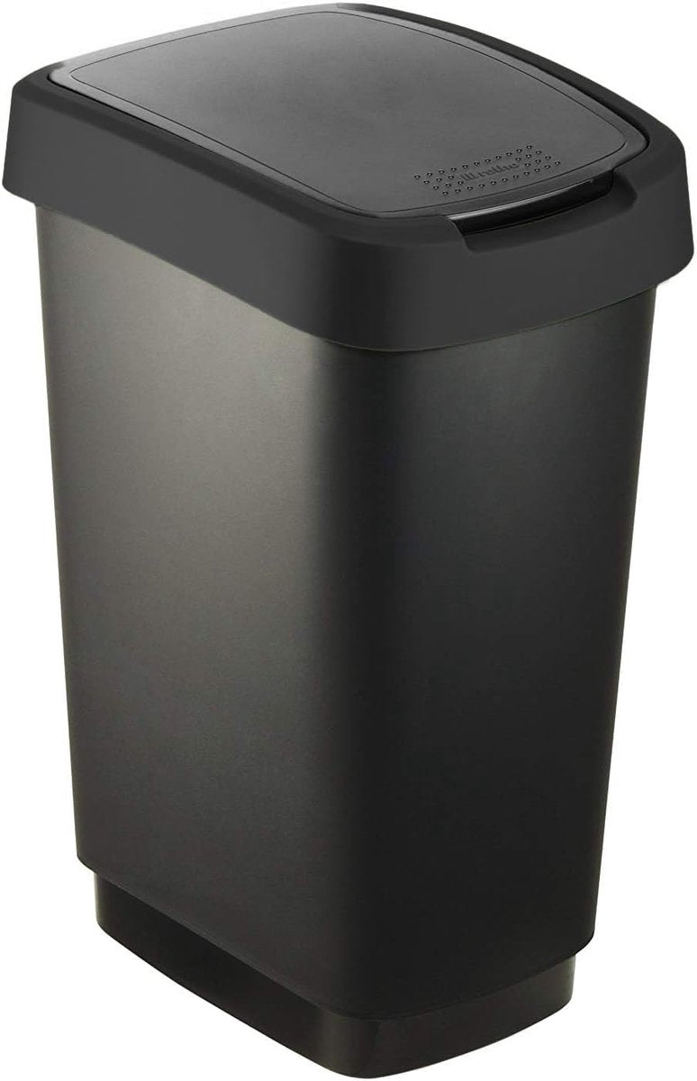 Rotho salsa - affaldsspand - svinglåg - 25l - bpa fri - sort