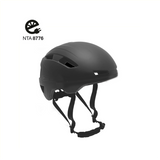 Hjelm 55-58 cm unisex mat sort størrelse m