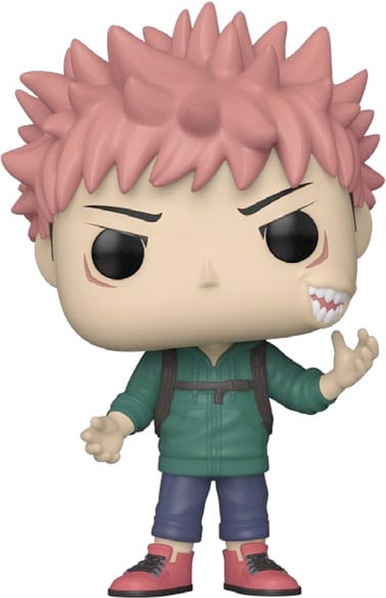 Funko jujutsu kaisen - pop! animation itadori (sukuna mth) 9 cm samlerfigur - flerfarvet