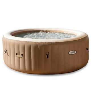 Intex purespa jacuzzi boblemassage 4 pers. 196 cm + energieffektiv presenning