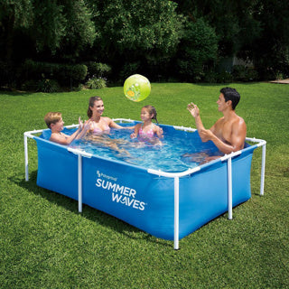 Sommerbølger swimmingpool lille ramme 213 x 152 x 61 cm