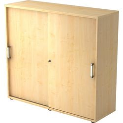 Bach skydedørsskab hammerer v1753s 3 3 ce brun 1200 mm x 400 mm x 1100 mm