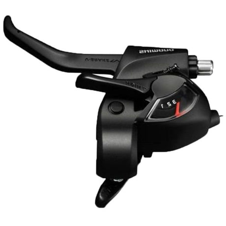 Shimano skifter (venstre) med bremsegreb 3 speed tourney st-tx800 - 2-fingre - sort