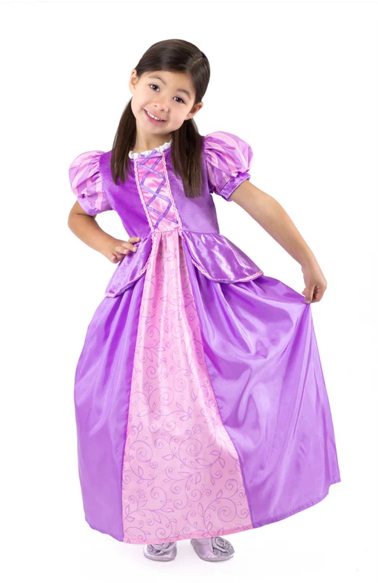 Små eventyr - rapunzel kjole - størrelse m (98-104)