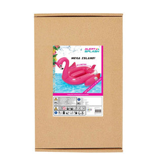 Alert splash oppustelig flamingo ø 240x180 cm